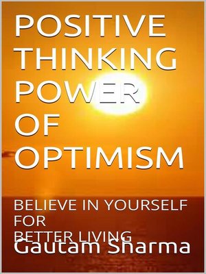 cover image of POSITIVE THINKING POWER OF OPTIMISM